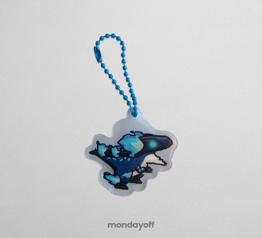 Lenticular Dino Keychain